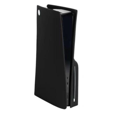 Image de Konix Façade de protection pour console PS5 Slim Silicone Antichoc Anti rayures Noir