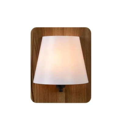 Image de Lucide 77281/01/70 Idaho Applique Murale, E14, 15 W, Bois, Opalin, 12,5 x 25 cm