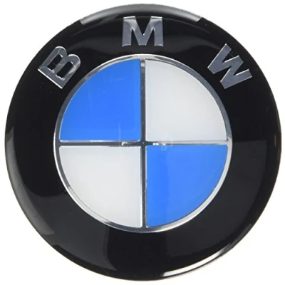 Image de de Remplacement BMW E46 E60 E61 E81 E90 E91 E92 X5 M3 Bonnet Badge emblème Coffre 82 mm