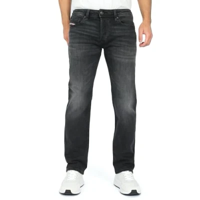 Image de Diesel Jean slim coupe droite taille basse Safado X RB063, Noir , 31W / 32L