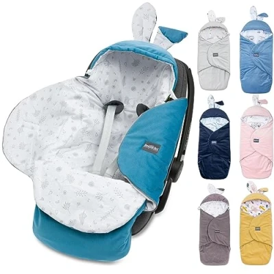 Image de Couverture pour siège auto bébé bleu océan