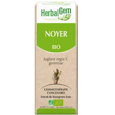 Image de Herbalgem Noyer Bio Complément Alimentaire Extrait De Bourgeon Frais Pour Digestion &amp; Flore Intestinale 30 ml
