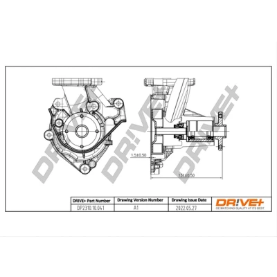 Image de Pompe à eau, refroidissement du moteur Dr!ve+ DP2310.10.041