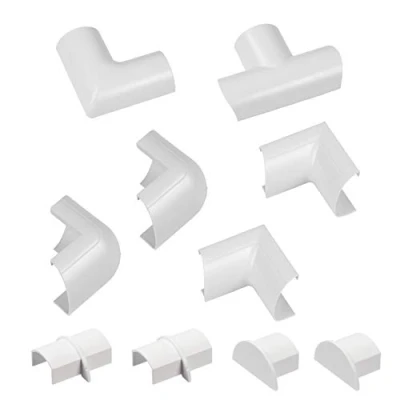 Image de raccords à clipser pour D Line goulotte moulure Mini Joindre plusieurs goulottes de 30x15mm Multipack 10 pièces électrique Blanc