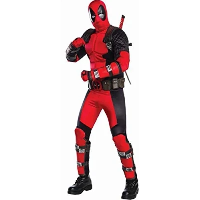 Image de Rubie&#039;s Deadpool Déguisement, Multicolore, Standard Homme Taille Unique