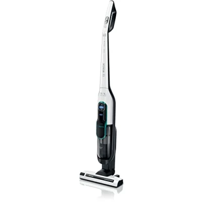 Image de Bosch Electroménager Série 6, BCH86HYG2, aspirateur Balai Athlet ProHygiène, sans Fil, autonomie Max de 60 Min, Batterie Lithium ION, Accessoires Inclus, 28Vmax, Blanc