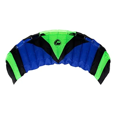 Image de Wolkenstürmer Paraflex Sport 2.3 Cerf Volant, Bleu Aile de Traction 2 Lignes pour débutants et Enfants à partir 10 Ans Voile Kitesurf