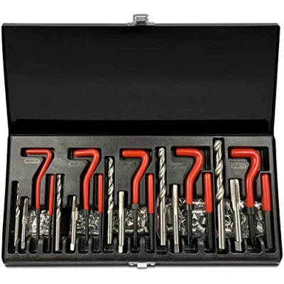 Image de BestsQ 131 pièces Set de réparation filetages Foret Gaines Helicoil M5 M6 M8 M10 M12