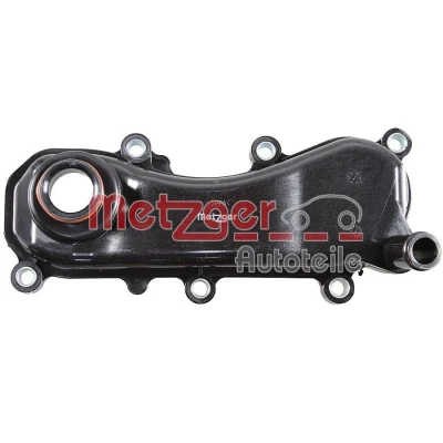 Image de METZGER 4010459 Bride Matière plastique Pompe à eau, arrière avec joint d&#039;étanchéite AUDI: A7 Sportback, A5 B8 A6 C7 Avant, PORSCHE: Macan