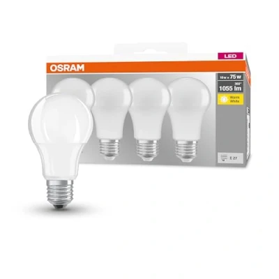 Image de LED BASE CL A FR 75 non dim 11W/827 E27, 2700k Blanc Chaud