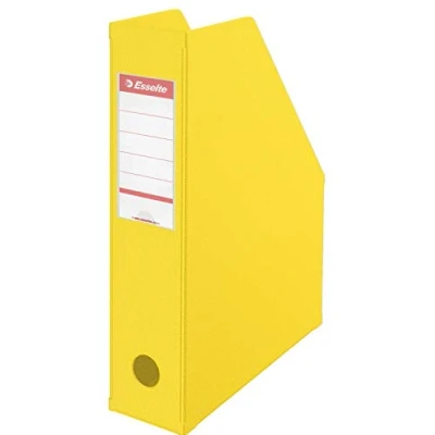 Image de Esselte, porte revues PVC, Dos de 7 cm, A4, Jaune, 56001