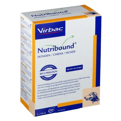 Image de Virbac Nutribound® Chien Tripack 3 x 150 ml