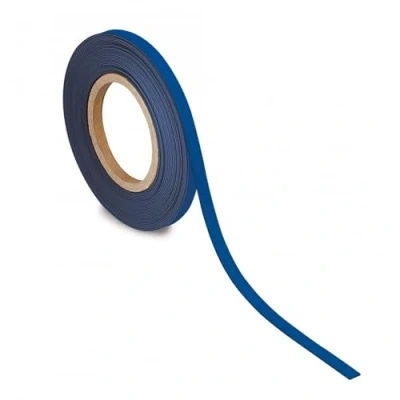 Image de MAUL Bande de marquage 10mm x 1mm inscriptible avec dos magnétique Utilisable dans le bureau, l&#039;atelier, l&#039;entrepôt et la cuisine Découpable individuellement Longueur 10m Bleu
