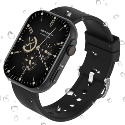 Image de AVUMDA Montre Connectée Homme Femme avec Appel Bluetooth, 2.01&quot; Smartwatch, Trackers d&#039;activité 120+ Modes Sportifs Podometre/Sommeil/Cardiofrequencemetre, Intelligente pour Android iOS