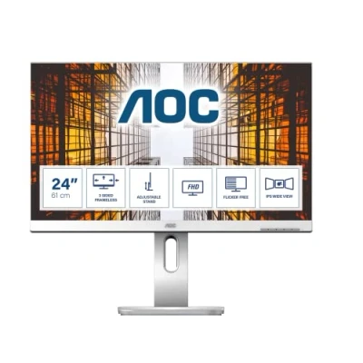 Image de AOC X24P1/GR Ecran PC LCD 24 inch 16:9 IPS FHD Argent