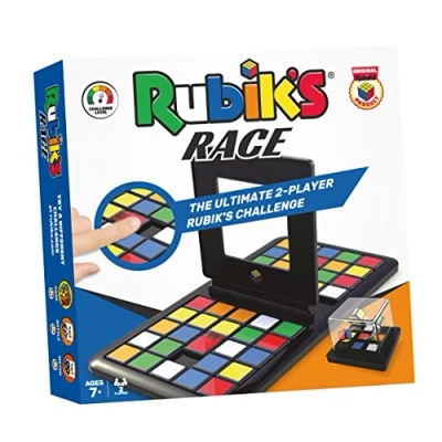 Image de IDEAL , Rubik&#039;s Race game: The ultimate 2 player Challenge! Two Family Games For Players Ages 7+