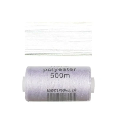 Image de Bobine 500 mètres Polyester Coloris Blanc