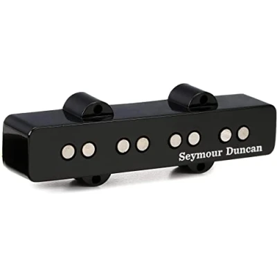Image de Seymour Duncan SJB 1B Série Simple JB Vintage Jazz Bass Micro pour Basse Noir