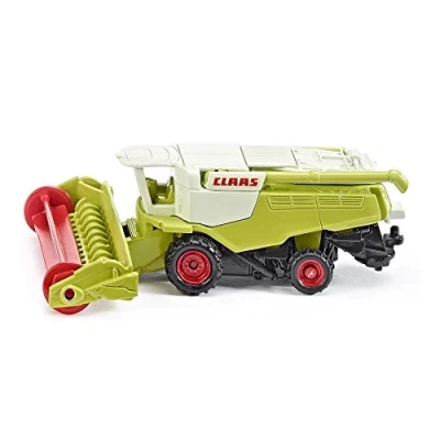 Image de siku 1476, Moissonneuse Batteuse Claas, Métal/Plastique, Vert, Rabatteur Mobile, Tuyau De Réservoir Pivotant