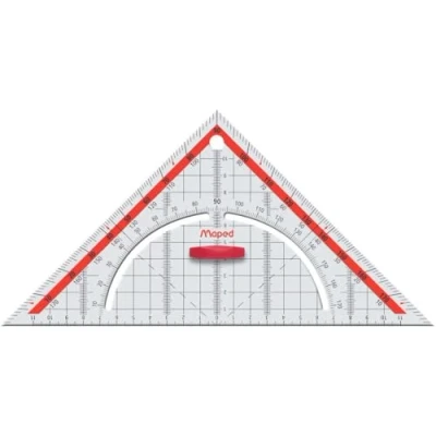 Image de Maped 277737 Équerre Technic, hypoténuse : 160 mm