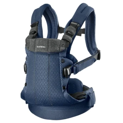 Image de BabyBjörn Porte bébé Harmony, Mesh 3D, Bleu marine