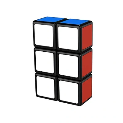 Image de OJIN MO FANG GE 1x2x3 Cube One Layer Black Puzzle Smooth Turning Toy pour débutant (1x2x3)