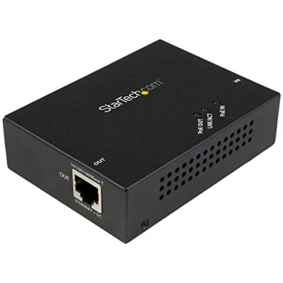 Image de StarTech.com Répéteur Gigabit PoE+ à 1 port Extendeur Power over Ethernet 802.3at et 802.3af 100 m