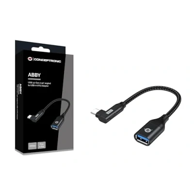 Image de Conceptronic ABBY19B changeur de genre câble USB C A Noir Neuf