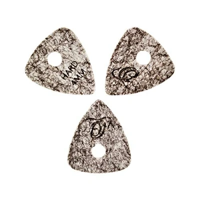 Image de ORTEGA Médiators feutre pour instruments cordes nylon &amp; ukulélés 4 mm hard/pack 3 pièces (OGP F H3)