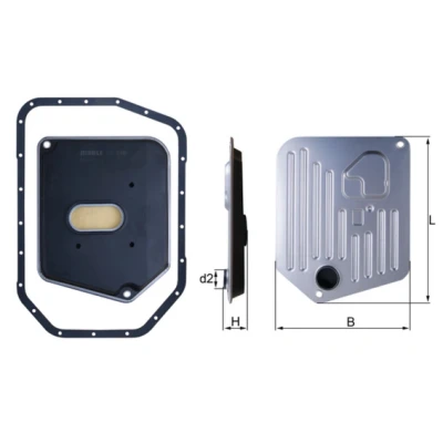 Image de MAHLE ORIGINAL HX 278D Filtre Boite Automatique avec joint d&#039;étanchéite BMW: X5, 5 Berline, Touring, LAND ROVER: Range Rover 3