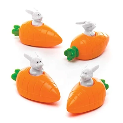 Image de Ross AW271 Baker Jouets de Course en Forme Lapin et Carotte Lot 4, Jeux pour Les Enfants (AW271), Coloris Assortis