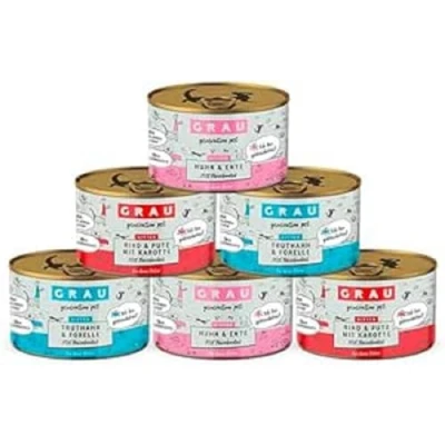 Image de GRAU L’original Generation Pet Pâtée Pour Chats/chatons, Lot De 6 (6 x 200 g), Mixte Différents Menus, Chatons