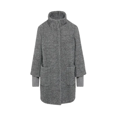 Image de s.Oliver Black Label Buitenjas Manteau classique, Femme, Taille: 38, Dunkelgrau