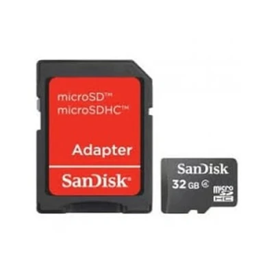 Image de SanDisk microSDHC 32GB 32 Go Classe 4 Neuf
