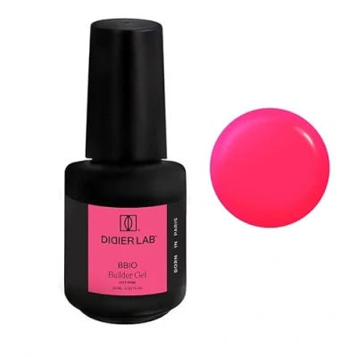 Image de DIDIER LAB BBIO Gel Construction Ongle UV en Flacon Hot Pink Formule Propre sans HEMA ni TPO de Autonivelant LED pour Renforcer les Ongles 15 ml