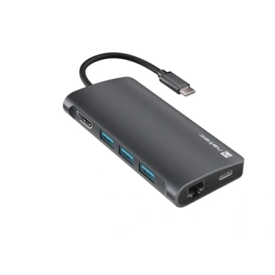 Image de Station d&#039;accueil replicateur de port support Natec NMP 2162 Station/réplicateur USB C Flower 2 V2 ()