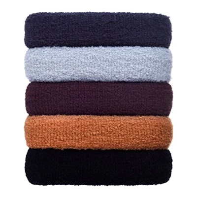 Image de 5 Pièces Donut Bun Maker Coiffure Chignon Bague pour Grosses Cheveux Lourds Longs et Bouclés (Multicolores)