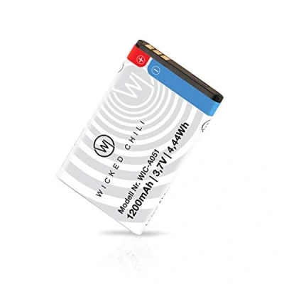 Image de Wicked Chili Batterie de Remplacement Compatible avec TechniSat DIGITRADIO 2, 2S, 1, 1S, Viola 3, Transita 200, 100, RDR, 6IR (capacité 1200mA, BL 5C)