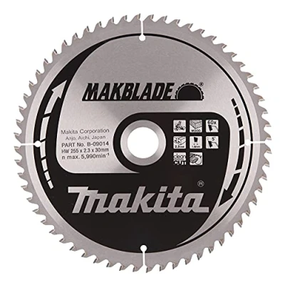 Image de Makita B 09014 à Onglet Disque Makblade 260 X 2,3 Jante 1,8 60Z Axe 5 Mm De 30 Degrés