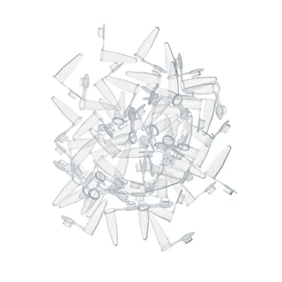 Image de MUHWA Lot de 1000 tubes PCR avec capuchon plat, tube microcentrifugeuse 0,2 ml, réaction (0,2 ml)