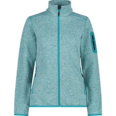 Image de CMP Veste Knit Tech femme, Lagon Blanc, XS