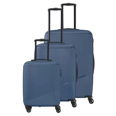 Image de travelite Set de valises à 4 roues 3 pièces tailles L/M/S, série bagages BALI : Trolleys coque dure en ABS avec serrure combinaison TSA (valise main sans TSA)