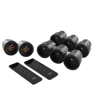 Image de DiO Connected Home Kit 8 prises nano On/Off + 2 télécommandes 4 canaux 1.0