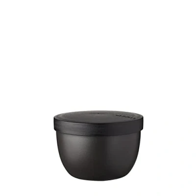 Image de Mepal Panier à Snack Ellipse Contenant Alimentaire pour Conserver et Transporter des Snacks Convient au Congélateur, Micro ondes Lave vaisselle 350 ml Nordic Black