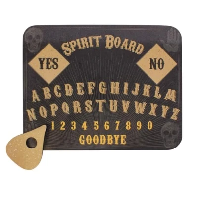 Image de Bold &amp; Eerie Planche à spiritueux en MDF avec Motif tête de Mort Noir 39 cm x 1,2 (1 pièce) Design Effrayant et Savoir Faire Exceptionnel Parfait pour Halloween