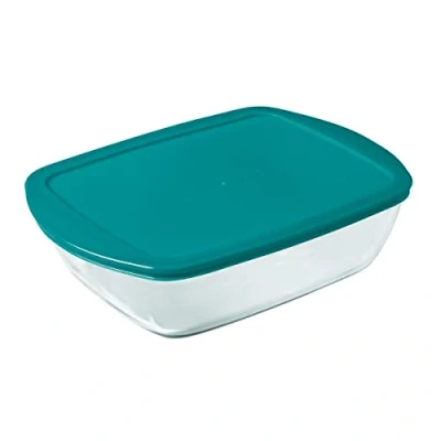 Image de Pyrex Oven Dish with lid Cook &amp; Store 17 x 10 6 cm / 400 ml