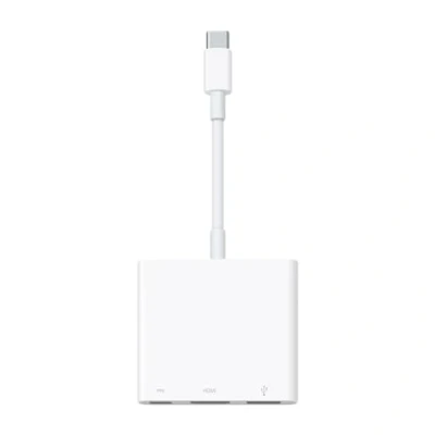 Image de Apple MW5M3ZM/A hub &amp; concentrateur USB Type C Blanc Neuf