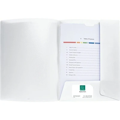 Image de Exacompta Réf. 43501E Carton de 30 chemises présentation Krea Cover en polypropylène souple avec pochette cristal transparente pour personnaliser la 1ère couverture couleur noir