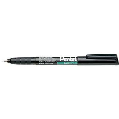Image de Pentel Green Label Marqueur Permanent à Pointe conique Extra fine Noir