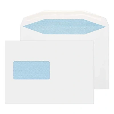 Image de Blake Purely Everyday C5 155 x 220 mm 90 g/m² Enveloppes Courrier Gommée Fenêtre (2801) Blanc Boîte de 500